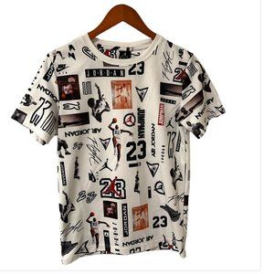 Nike Michael Jordan 23 All Over Print Tee Sz Youth XL